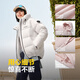 BOSIDENG down jacket women's 2025 new short silhouette simple autumn and winter warm hooded little man jacket 8056 black noble and stable _ new upgrade XS 155_80A_ weight 110Jin Jin is equal to within 0.5 kg