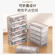 Yusenyi Shoe Storage Box Dustproof Transparent Shoe Organizing Box Folding Storage Artifact Space-Saving Thickened Under-the-Bed Shoe Box Storage Shoe Box Transparent Style (Medium Size 1 Pack)