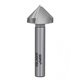 An Junsheng straight handle single-edged three-edged sharp chamfering knife deburring 90-degree stainless steel reamer drill chamfer countersink countersink drill bit three-edged 90 degrees 10.4 handle 6 five-pack