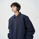 MMOPTOP American flight jacket autumn and winter men's fashion versatile loose casual jacket MJK10 navy blue L