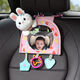Baby safety seat viewing mirror, car rearview mirror, baby car mirror pendant, baby car reflector, Carrot Rabbit high-definition curved mirror-wider field of vision