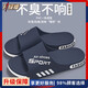 Men's summer outer wear large size sports non-slip wear-resistant indoor home bathroom bath soft-soled sandals men's navy blue upgraded model 42-43 sizes (suitable for 41-42 sizes)