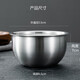 New 316 stainless steel steamed egg bowl with lid, baby stew pot, household steamed egg custard, high temperature resistant 316 extra thick round style + lid, capacity about 500 milliliters