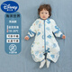 Disney baby sleeping bag spring, autumn and winter constant temperature four-season universal children's pure cotton anti-kick quilt split-leg baby sleeping bag spring and autumn double layer room temperature 18-26 Sea World footless cover 85cm 80 size (reference 65-, June-1 and a half years old)