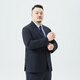 Ayou Fat Plus Size Business Suit Suit Loose Formal Wedding Groomsmen Grooms Dress Work Interview Commuting Suit Men