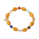Potala Palace Beeswax Sichuan Material Southern Red Pearl Multi-treasure Bracelet Men's and Women's White Crystal Transfer Bead Bracelet as a birthday gift for your girlfriend