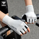 Captain TOSUOD half-finger cycling gloves women's road bike summer men's mountain bike shock-absorbing breathable cycling equipment white L