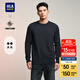 Heilan House (HLA) long-sleeved sweater men's round neck sweater men's spring and autumn wilderness Maillard Navy B3 XL 180/96A recommended 151~164Jin Jin equals 0.5 kg