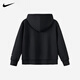 NIKE Nike children's hooded suit plus velvet 2025 new autumn and winter cotton two-piece youth sweatshirt for boys and girls, black 2233, velvet and thickened style, high weight 160/L, recommended height 152-158cm NIKE Nike children's hooded suit plus velvet 2025 new autumn and winter cotton two-piece youth sweatshirt for boys and girls, black 2233, velvet and thickened style, high weight 160/L, recommended height 152-158cm