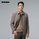 Lilang woolen coat men's lapel winter 2025 new sheep wool coat business men's mid-length woolen coat