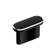 Mu Nian is suitable for Apple 17 mobile phone dustproof plug, iPhone17ProMax charging port dustproof plug, USB-C plug, silicone plug, metal plug, data port plug, silicone style - black 5 pieces + storage box, suitable for iPhone17 Pro