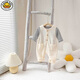 G.duck little yellow duck Korean style baby clothes suit spring and autumn new fashionable baby overalls long sleeve male and female baby spring gray rice woolen wide shoulder suit 80cm