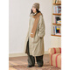 OCTOPUSME Octopus Home 10/31 New at 20:00, long windbreaker style cotton coat for women, gray coffee color M