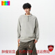 Huatian Mu Fat Large Size American Henry Collar Sweater Men's Autumn New Trendy Brand Large Size Loose Sweater Casual Warm Inner Dark Gray L Recommended 100-120 Jin Jin equals 0.5 kg Can be worn
