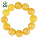 Manla Yupei Star Natural Beeswax Bracelet Women's Russian Material White Flower Honey Amber Ball Bracelet 21mm Solitary Product Style 1
