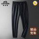 Classic Car (LAOYECHE) high-end boutique autumn elastic waist nylon leggings sweatpants men's loose pants men's casual pants autumn sports pants black 5XL