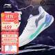 Li Ning Badminton Shoes Thunder NEW New Product Yunting NEW Men and Women Same Style Technology Shock Absorbing and Wear-Resistant Badminton Sports Shoes Yunting NEW Standard White/Light Blue Purple Standard Last 41 (255mm)