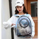 MODX Outing Space Pet Pet Supplies Tragbarer Raumkapsel-Rucksack mit großer Kapazität, transparente Katzenausflugstasche, hellgrünes + transparentes Modell, verbessertes Panoramamodell mit seitlicher Öffnung