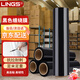 LINGS black stretch film 50cm*300m film net weight 2.7kg/roll single roll manual packaging film protective film PE stretch film pallet packaging