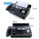 New 876 Thermal Paper Fax Machine Telephone Copy Fax All-in-One Automatic Receiver Atmospheric Black Upgraded Version (Chinese) 992 Manual Tear Paper