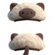 Rui Menghua 2025 New Cute Cat Ears Siamese Cat Girl Autumn and Winter Warm and Versatile Beret Shows Small Face Main Picture Style