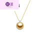 Weiyang series South Sea gold pearls and seawater pearl necklace gold diamond jewelry pendant necklace South Sea gold beads thick gold foreign gold beads thick gold