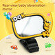 Clip-on car baby rearview mirror car rearview mirror wide-angle reversing mirror baby cartoon auxiliary mirror 3R-2261 baby mirror cartoon deer (clip installation cover