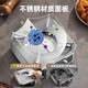 Alcohol stove small hot pot stove one person one person stainless steel dry pot household commercial pot base extra thick stainless steel dry pot with lid 26cm