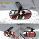 LISM car children's rearview mirror reverse 360 sun visor fixed car baby mirror car rear observation mirror DM-153 adhesive rear view mirror