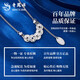 Lao Fengxiang PT950 Platinum Copper Coin Necklace for Women 2025 New Five Emperors Money Necklace Mid-Autumn Festival Gift for Girlfriend and Wife Five Emperors Money Necklace About 7.4g Brand Gift Box