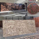 Wen Yijia Fiberglass Imitation Copper Relief Large Campus Cultural Figure Background Wall Mural Forged Copper Cast Copper Dark Brown Customized