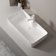 JOMOO (JOMOO) nouveau modèle officiel de lavabo de maison, lavabo au-dessus du comptoir, lavabo mural rectangulaire, lavabo en céramique, lavabo simple de salle de bain, 4837 modèles, 48*37*14 cm, offre spéciale