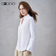G2000 Modal elastic/same style in shopping malls, women's 2025 autumn and winter comfortable business commuting long-sleeved shirt