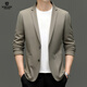 JOEONE high-end casual suits for men 2025 new spring and autumn business casual jackets fashion slim suits black M recommended 100-125 Jin Jin equals 0.5 kg