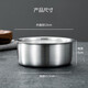 New 316 stainless steel steamed egg bowl with lid, baby stew pot, household steamed egg custard, high temperature resistant 316 extra thick round style + lid, capacity about 500 milliliters