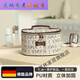 Zhanlin German Quality Cosmetic Bag Women's 2025 New High Luxury Large Capacity Portable Toiletries Bag Skin Care Products Collection Beige Letters Tall Tube Large