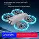 Sailoto remote control drone for children and boys, high-definition professional aerial photography, quadcopter, anti-fall toy, gray - dual camera - optical flow remote control battery, three batteries (45 minutes)