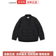 LACOSTE French crocodile men's autumn and winter solid color fashionable comfortable warm cotton jacket BH2383 031/black M 48 /170