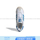 Adidas New Year's Day K74 cow leather fashionable, soft and comfortable low-cut training shoes for men and women, white blue, white blue 36