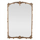 French retro European makeup mirror, dressing table, fireplace mirror, home bathroom bathroom mirror, anti-fog smart mirror, vertical 60*90CM+led touch light