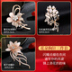 SENDME high-end brooch gift box fashion versatile corsage brooch 2025 new women's birthday gift for girlfriend and wife fashion flower brooch 3 pieces gift box