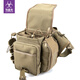 Magexian Motorized Saddle Bag Shoulder Messenger Bag Men's Tactical Multi-Function Outdoor Sports SLR Camera Water Bottle Bag Khaki
