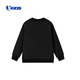 Jordan boys and girls fleece sweatshirt children's winter long-sleeved T-shirt round neck knitted children's clothing black 165