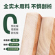 Yunshuyao free package installation solid wood bed modern minimalist master bedroom double bed 1.8m household rubber wood single bed walnut color rubber wood single bed upgraded 2cm paulownia wood board 1.5m*2.0m