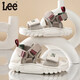 Lee children's shoes summer children's sandals girls black hollow sports beach shoes boys and girls beige 26 recommended foot length 159.5mm