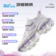 361 Children's Cotton Shoes 2025 Winter Women's Large Leather and Velvet Warm Cushioning and Wear-Resistant Sports Shoes Purple 37
