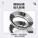 乐兰迪燃气灶炉架聚火防风罩聚火圈灶台双层隔热锅圈加厚支架 嵌入式185mm防风炉架 L8071