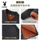 Playboy (PLAYBOY) winter velvet thickened suit for dad in winter, cotton-padded jacket, grandpa's small cotton-padded jacket, old man's baseball collar, official flagship hot-selling thickened - classic black velvet suit S Recommendation 85-115 Jin Jin is equal to 0.5 kg