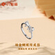 LIU GUI FU JEWELRYPT950 platinum bow ring for women live solid ring ring for women birthday gift for girlfriend and wife practical 2.58g platinum butterfly ring