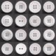 Fantasy coat buttons men and women resin suit white coat button white coat chef nurse uniform windbreaker orange 2112 matte white 10 pieces 30mm